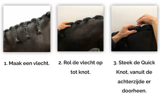 Quick Knot - Deluxe XL - Bruin/ vos - inlvechten knotten wedstrijdbenodigdheden paardenverzorging Quick Knot - Deluxe XL - Bruin/ vos - inlvechten knotten wedstrijdbenodigdheden paardenverzorging