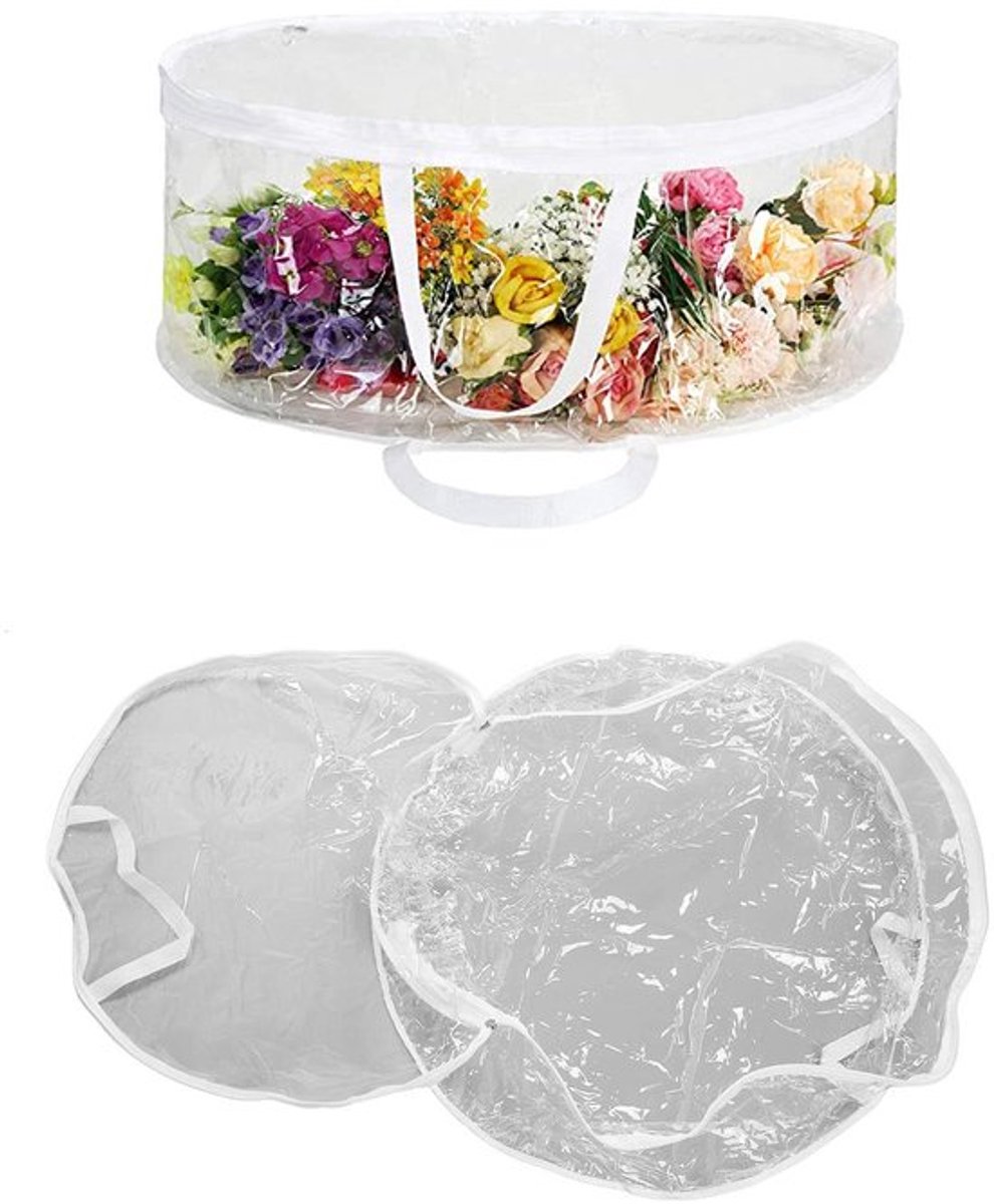 OmGoods - Dailygoody - Doorzichtige Ronde Krans Opbergtas