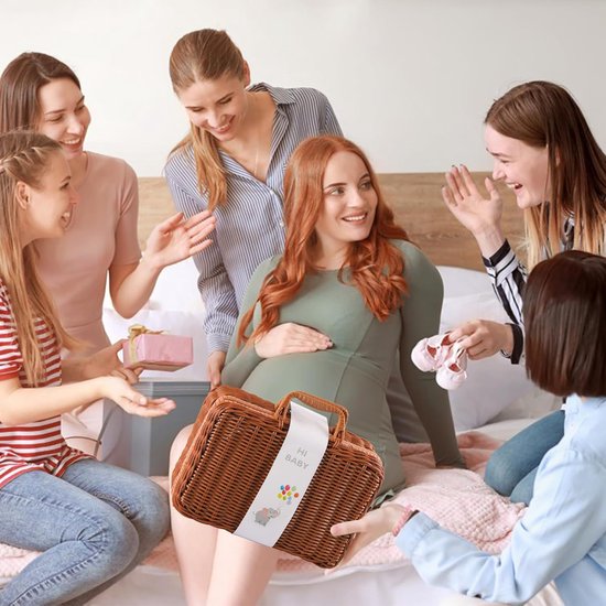 Complete 7-in-1 Baby Geschenkset voor Meisjes - Inclusief Dekentje, Slabbetje en Sokjes van Merkloos — afbeelding 2