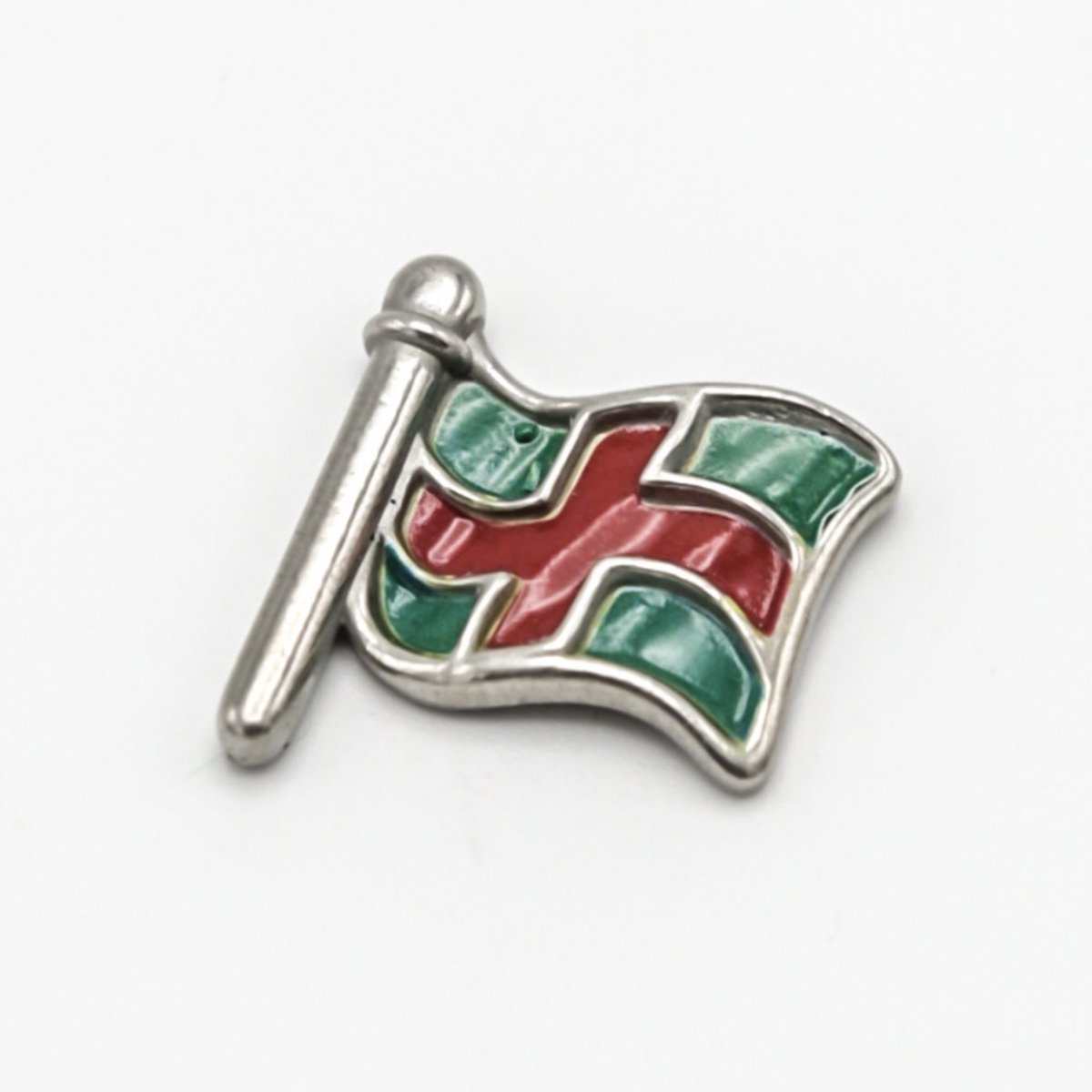 Pin / speld 4Daagse Nijmegen - vlag oranje groen - tin - Vierdaagse
