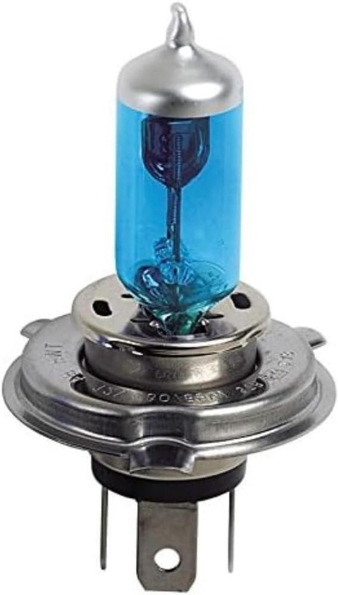 Halogeenlamp H4 - Autolamp Gloeilamp - Off-road Verlichting - 100/80 Watt - 12 Volt - Blauw