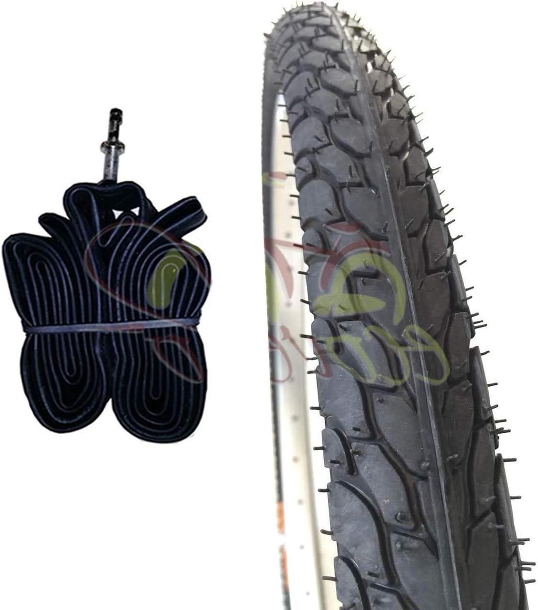 Fietsband en Binnenband - Stadsfiets Banden - Fietsen Onderhouden - Butyl Binnenband - 20 x 175 - Zwart