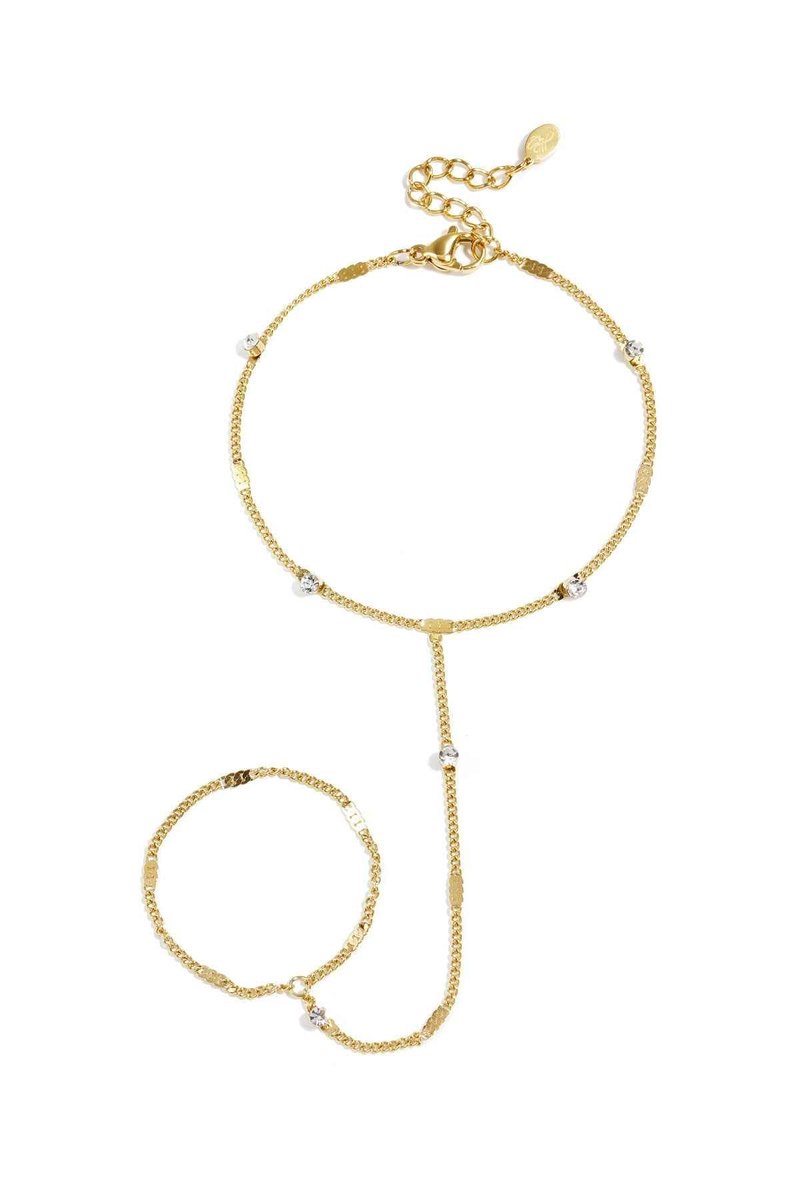 Handchain met steentjes