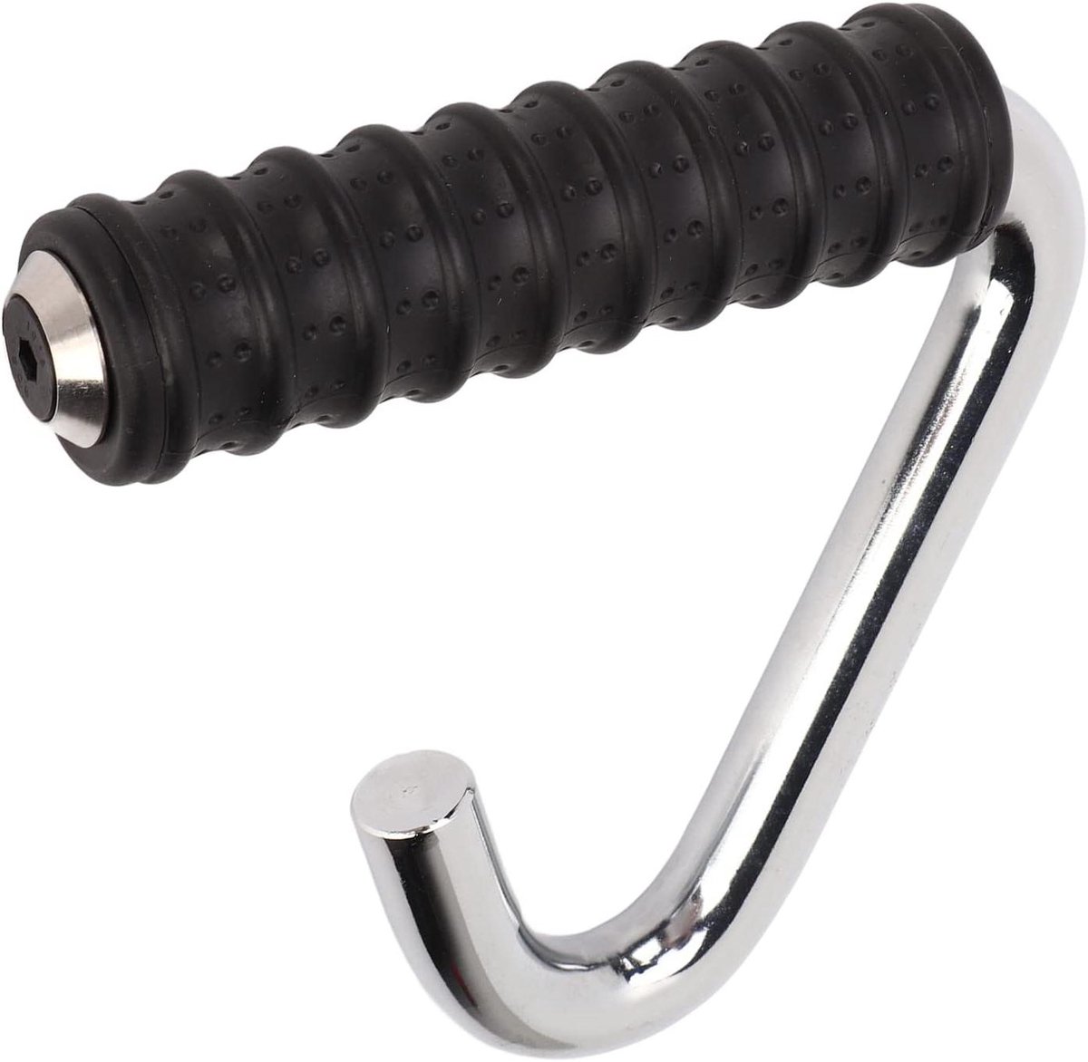Fitness Handgreep - C-vormig Handvat - Krachttraining Uitbreiden - Rubberen Comfort Grip - 133 cm Lengte - Zwart