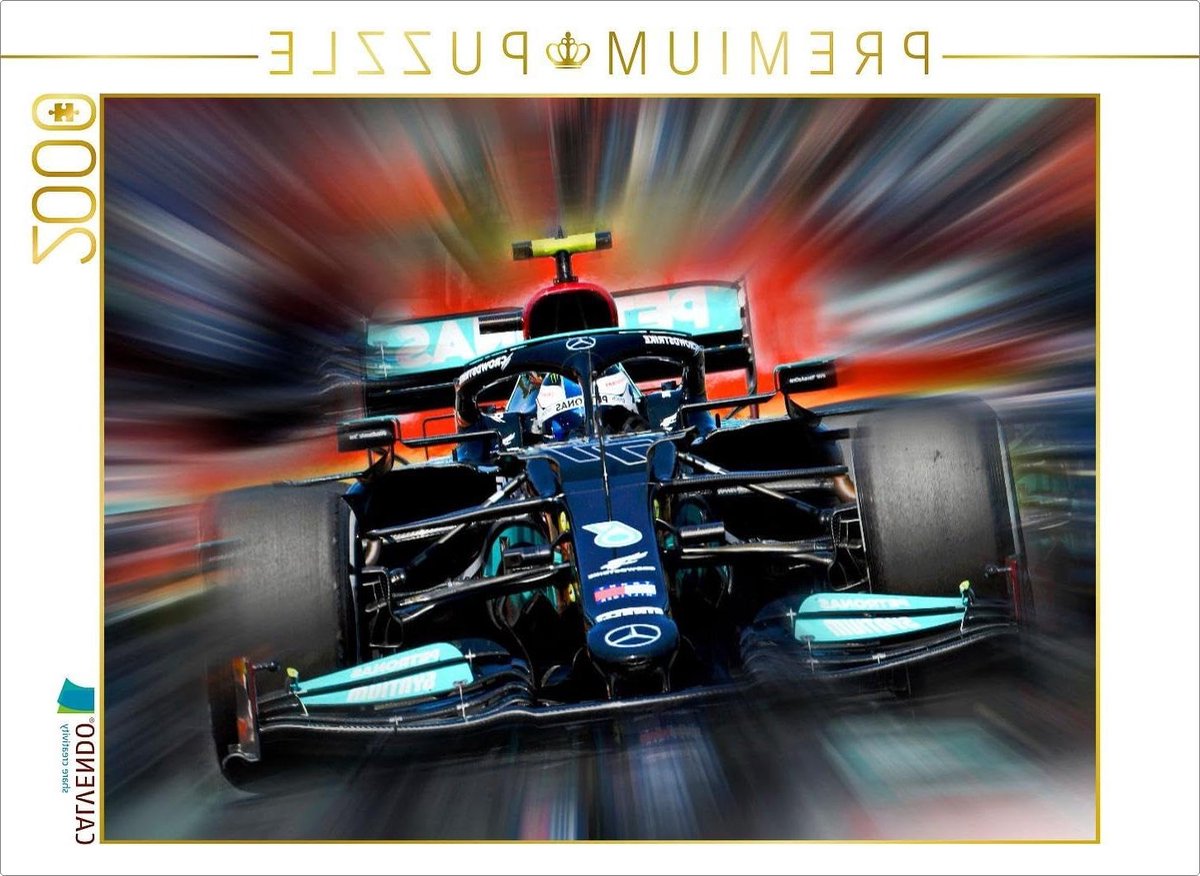 Formule 1 Puzzel 2000 Stukjes Fotopuzzel Raceauto's