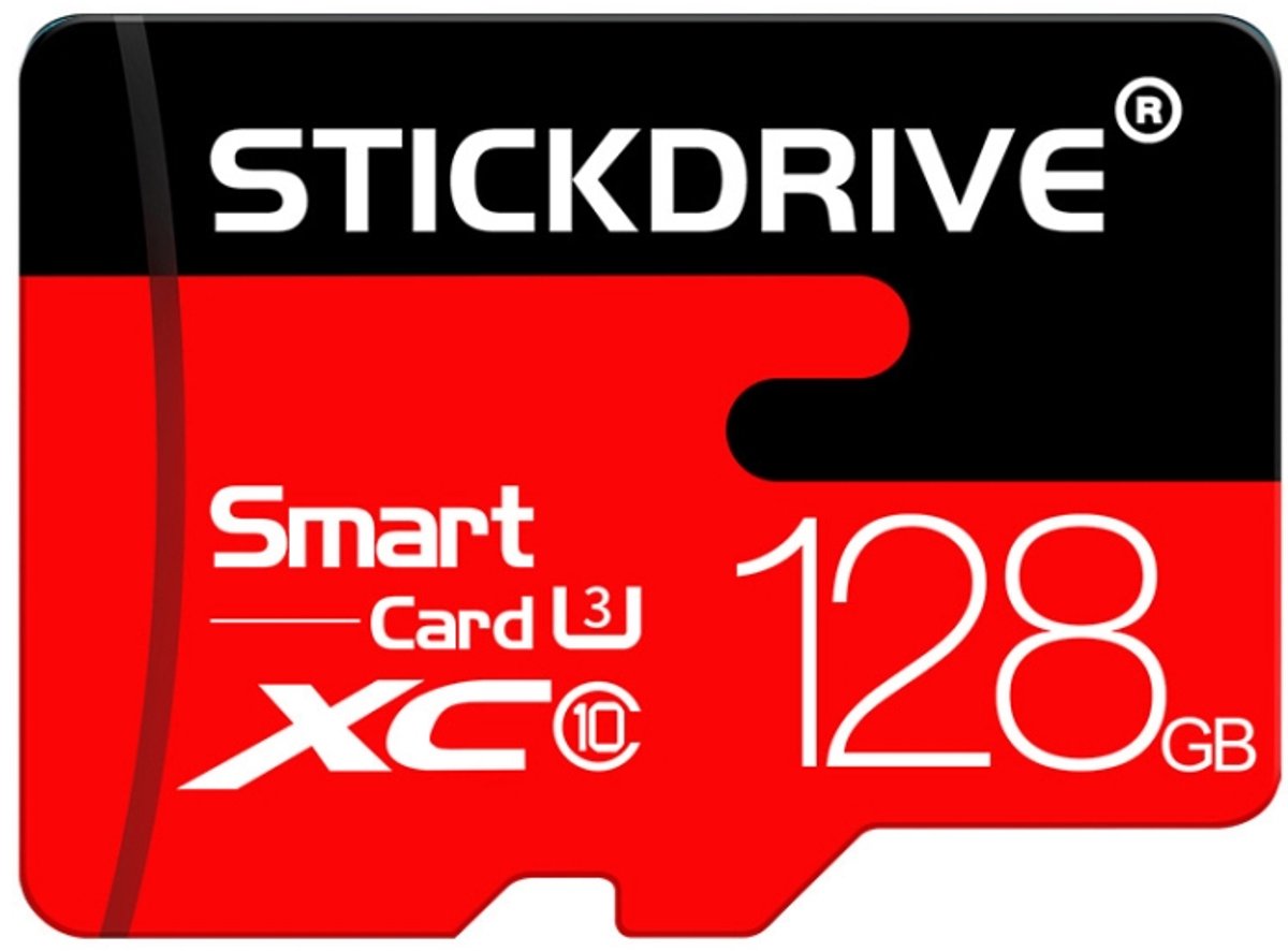 Stickdrive 128GB High Speed Class 10 Micro SD (TF) geheugenkaart