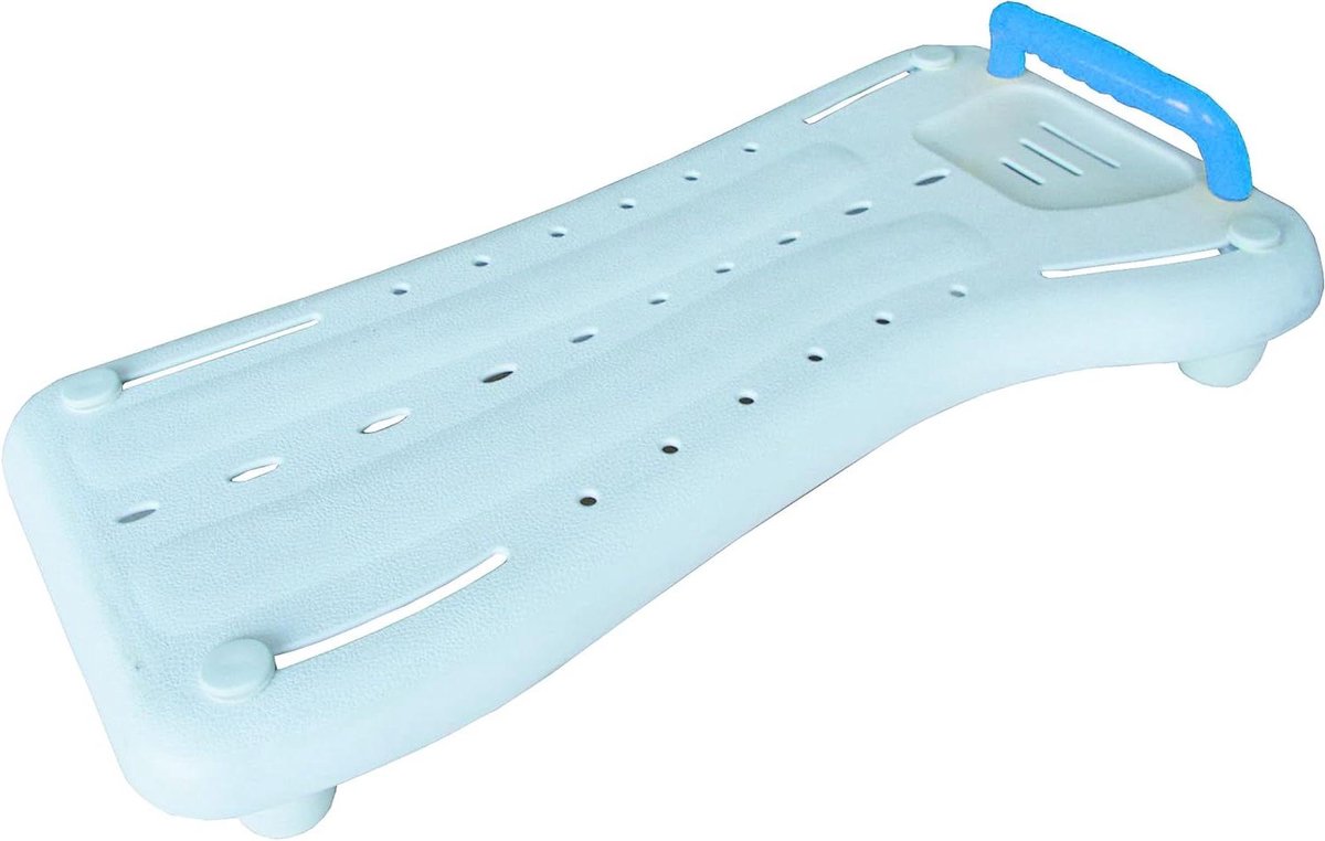 Badplank - Badkuip Hulpmiddel - Comfortabel Baden - Verstelbare Beugels - 70 cm Lengte - Wit