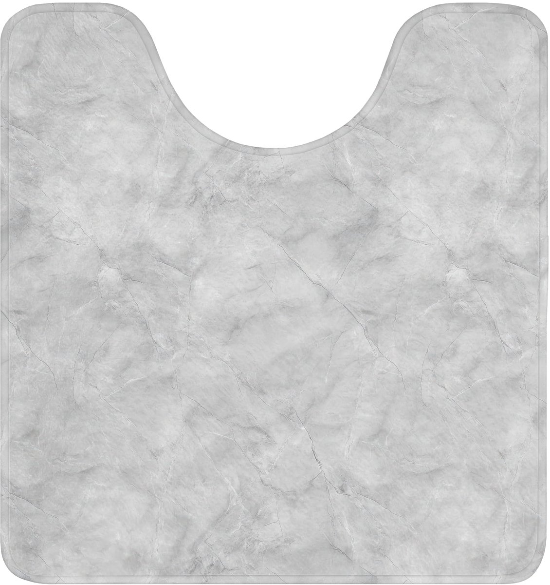 Mat 55x60 cm Wc Memory Foam Pedestal Mats For Bathroom Badkamer Accessoires Badmat Bath Rug Washable Douchemat Grijs - Marmer