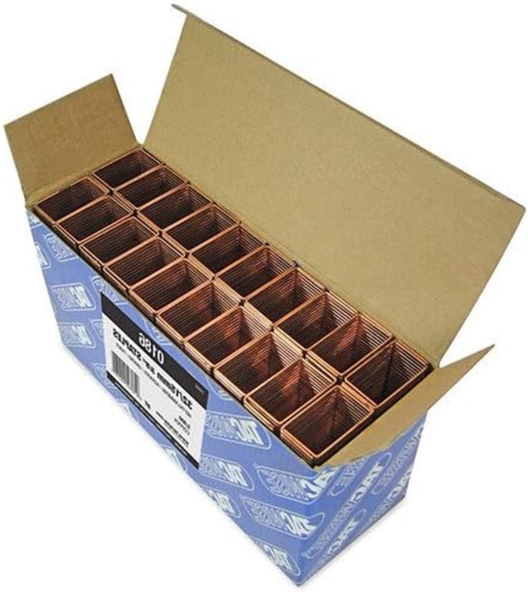 Nietjes - Klemmen - Karton Sluiten - Brede Rug - 2000 Stuks - Zilver