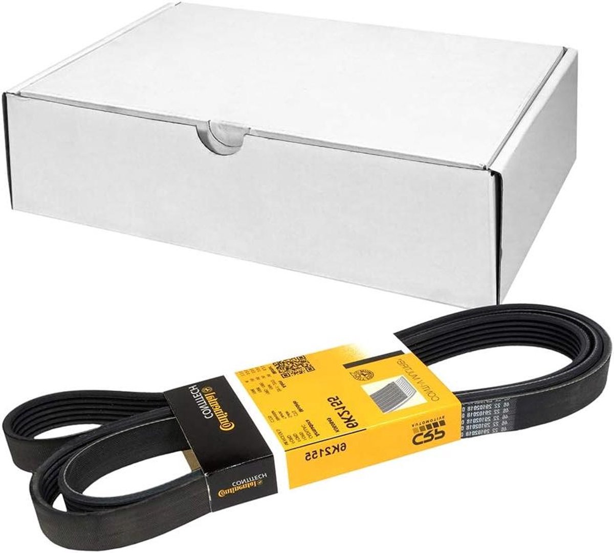 V-riem met ribben - Aandrijfriem - Motoronderhoud - Duurzaam rubber - 2355 cm - Zwart