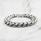 Mei's - Viking Ragnar Chain - armband heren - RVS zilver - polsmaat 18 cm