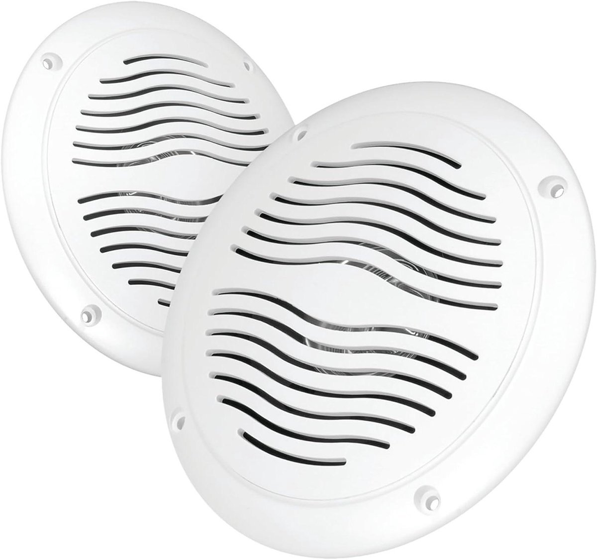 Waterdichte Luidsprekers - Outdoor Audio - Buiten Muziek - Exacte Vervanging - 6 Inch Grill - Wit