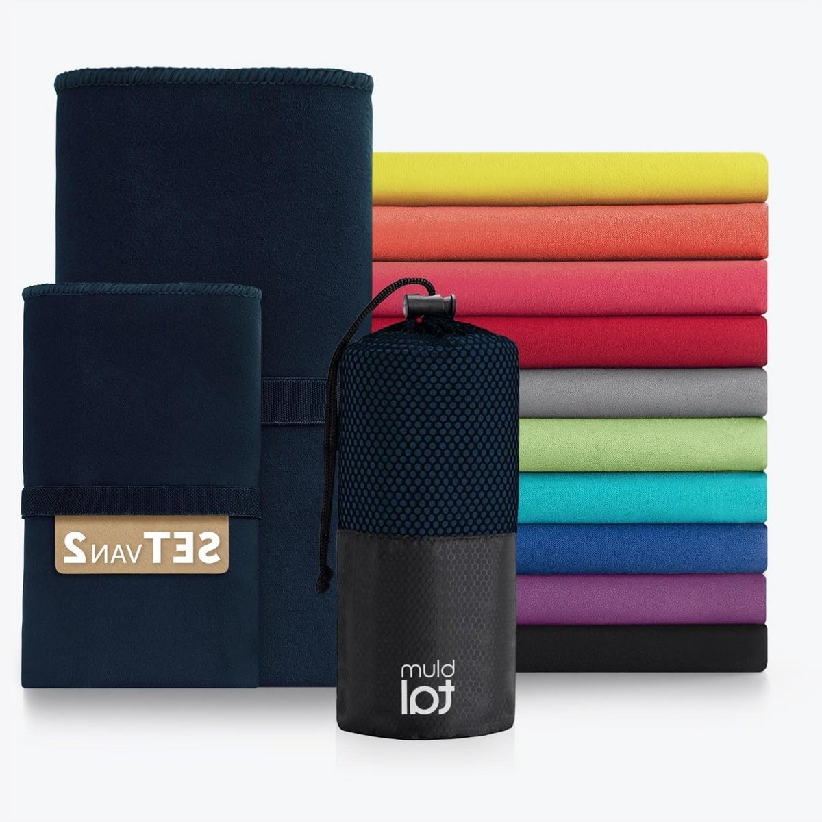 Microvezel Handdoeken - Snelle Droogdoeken - Reizen en Sport - Compact en Lichtgewicht