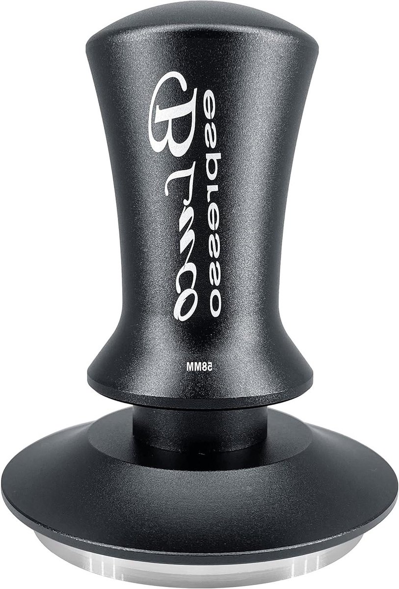 Espresso Tamper - Koffie Tamper - Barista Werk - Gekalibreerde Druk - 58 mm - Zwart