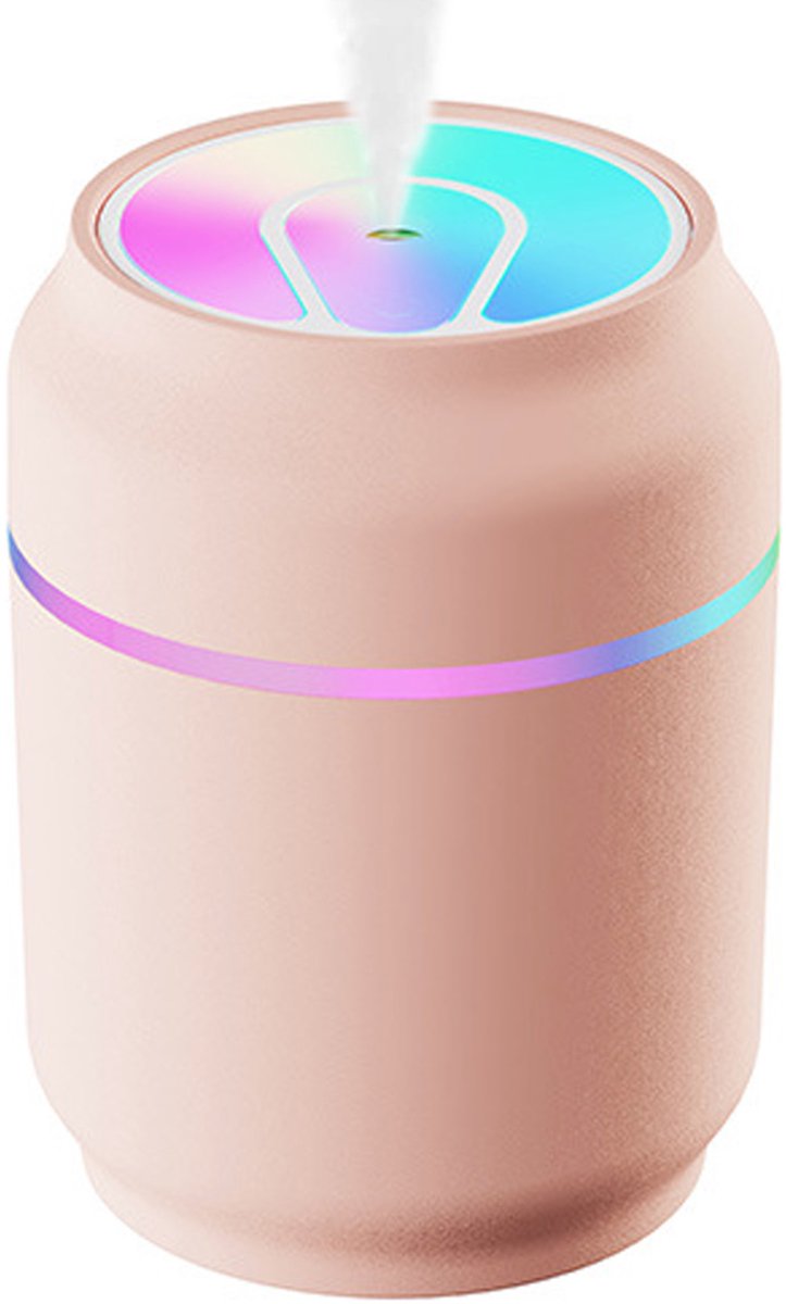 Mini luchtbevochtiger, draagbare mini USB luchtbevochtiger met koele mist voor planten, auto, babykamer, slaapkamer met automatische uitschakeling, stille persoonlijke luchtbevochtiger