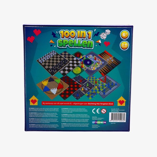 Spellendoos 100 in 1 - Spelletjes - Entertainment van OSA PRIVAT — afbeelding 3