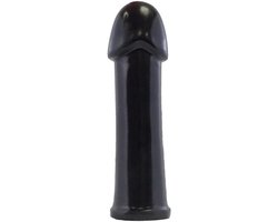 Prowler RED - De Helmet 22 cm - Anale Adventures - Penisvormige Butt Plug - Zwart