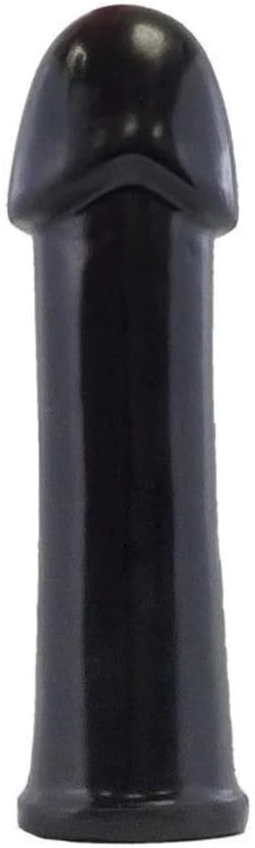 Prowler RED - De Helmet 22 cm - Anale Adventures - Penisvormige Butt Plug - Zwart