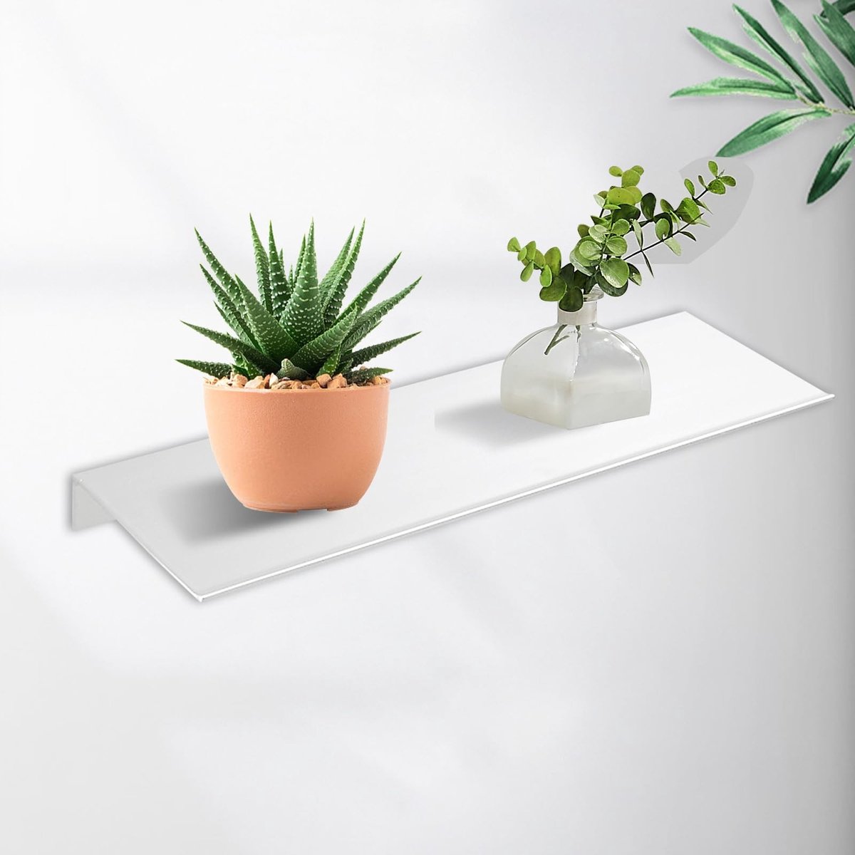 Dailygoods- Wandrek decoratief - Wandrek aluminium - Wandrek zonder boren - Wandrek badkam