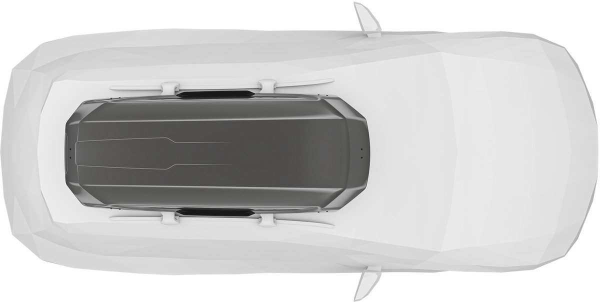 Thule Motion 3 XL Titan Glossy - Dakkoffer - 2 zijden te openen - 75kg laadvermogen – 490 L inhoud – foto 4