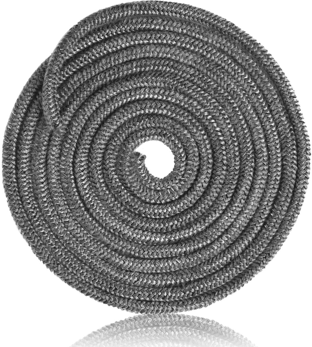 Dailygoods - Afdichtingskoord van glasvezel, vuurvaste afdichtingstape, kachelafdichtband, vuurvaste haard-afdichtband en kachelpijpafdichting voor kacheldeuren, rookoven, ovenafdichtingskoord (8MMX3M)