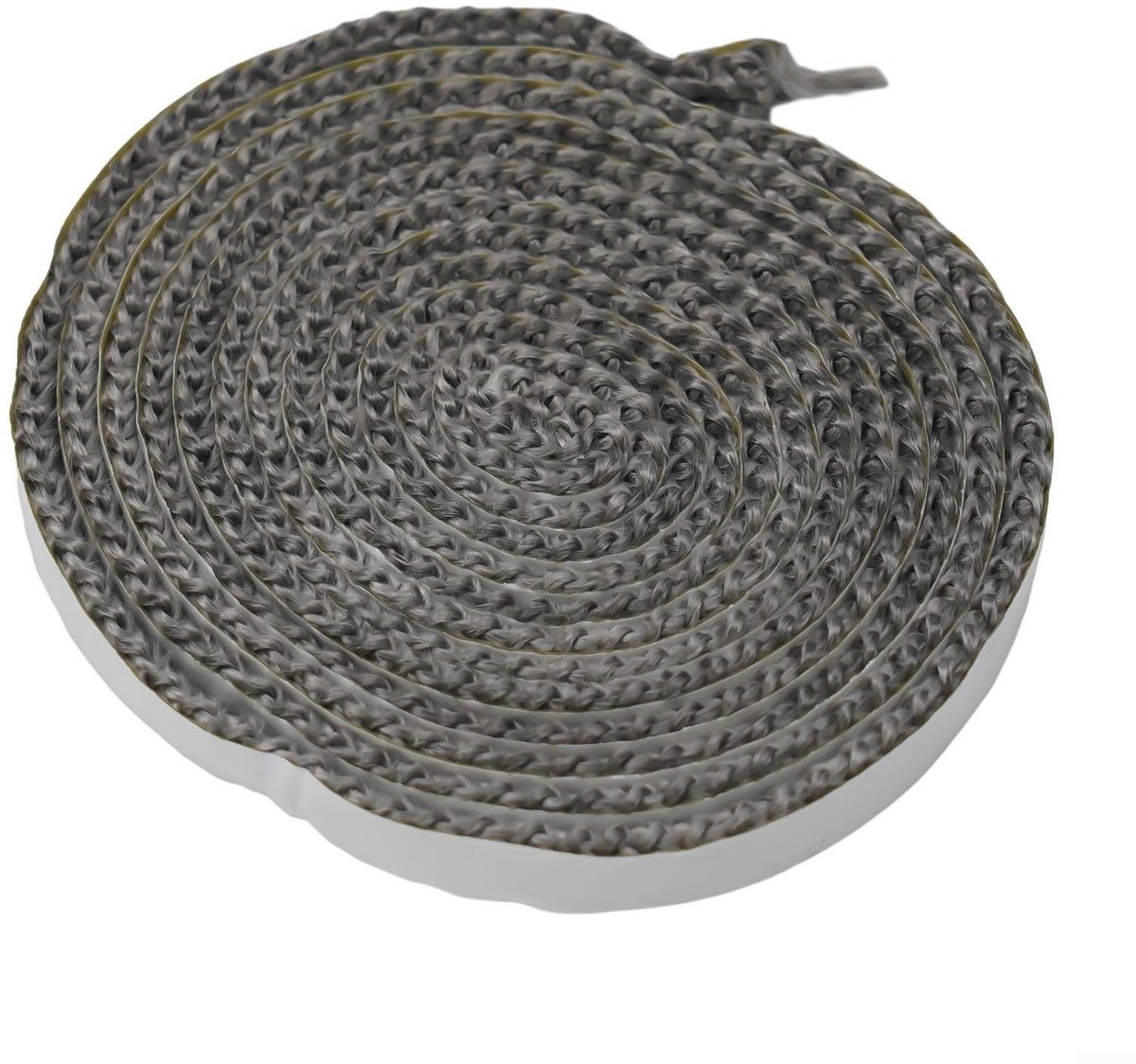 Dailygoods - Open haard afdichtingskoord, bestand tegen hoge temperaturen, glasvezel kacheltouw, zwart, 10 mm x 2 mm pakking voor open haarden en houtkachels deuren (10 mm)