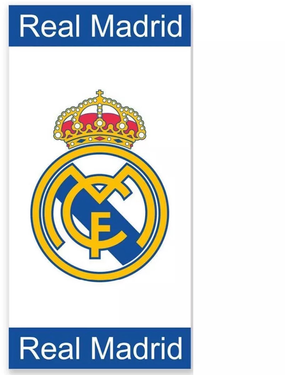 Real Madrid Strandlaken - Polyester Handdoek - 70 x 140 cm