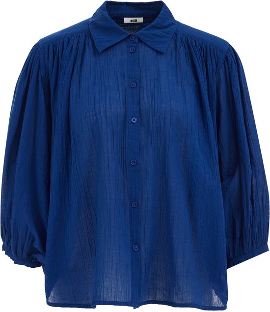 WE Fashion Dames blouse met ballonmouwen