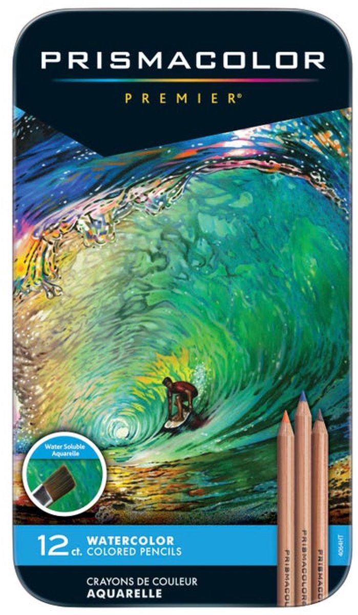Prismacolor Premier Water-Soluble Colored Pencil Sets 12 stuks - Aquarelpotloden