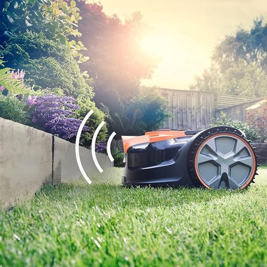 Robotmaaier VBRM16 OcuMow - Zonder Kabel - Tot 100 m² - MX 24V 4,0Ah Lithium-Ion Accu - Automatische Grasmaaier — afbeelding 3
