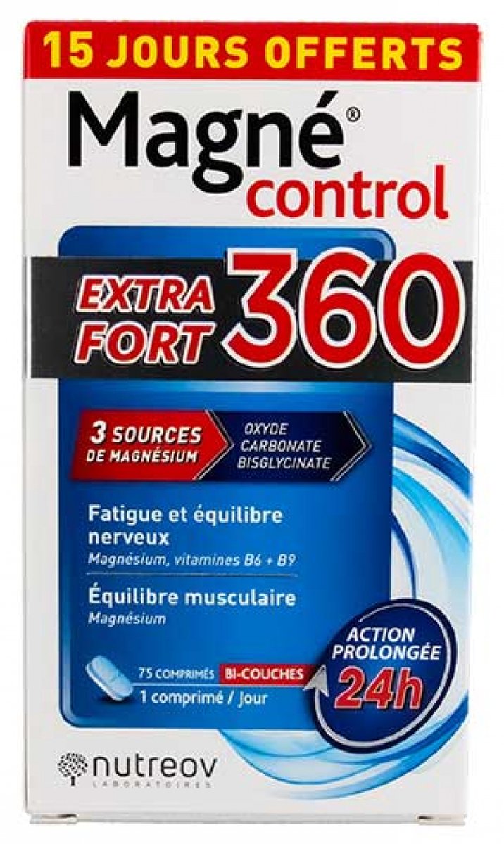 Nutreov Magné Control Extra Fort 360 75 tabletten