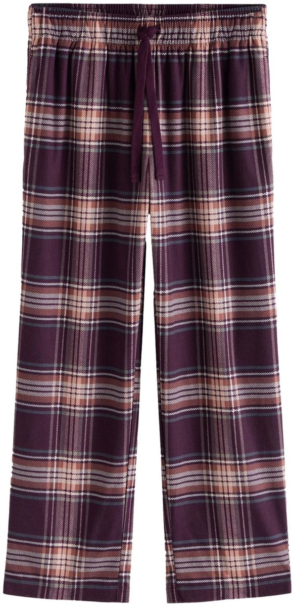 Next - Heren - Gezellige pyjamabroek van geruite jersey - Rood
