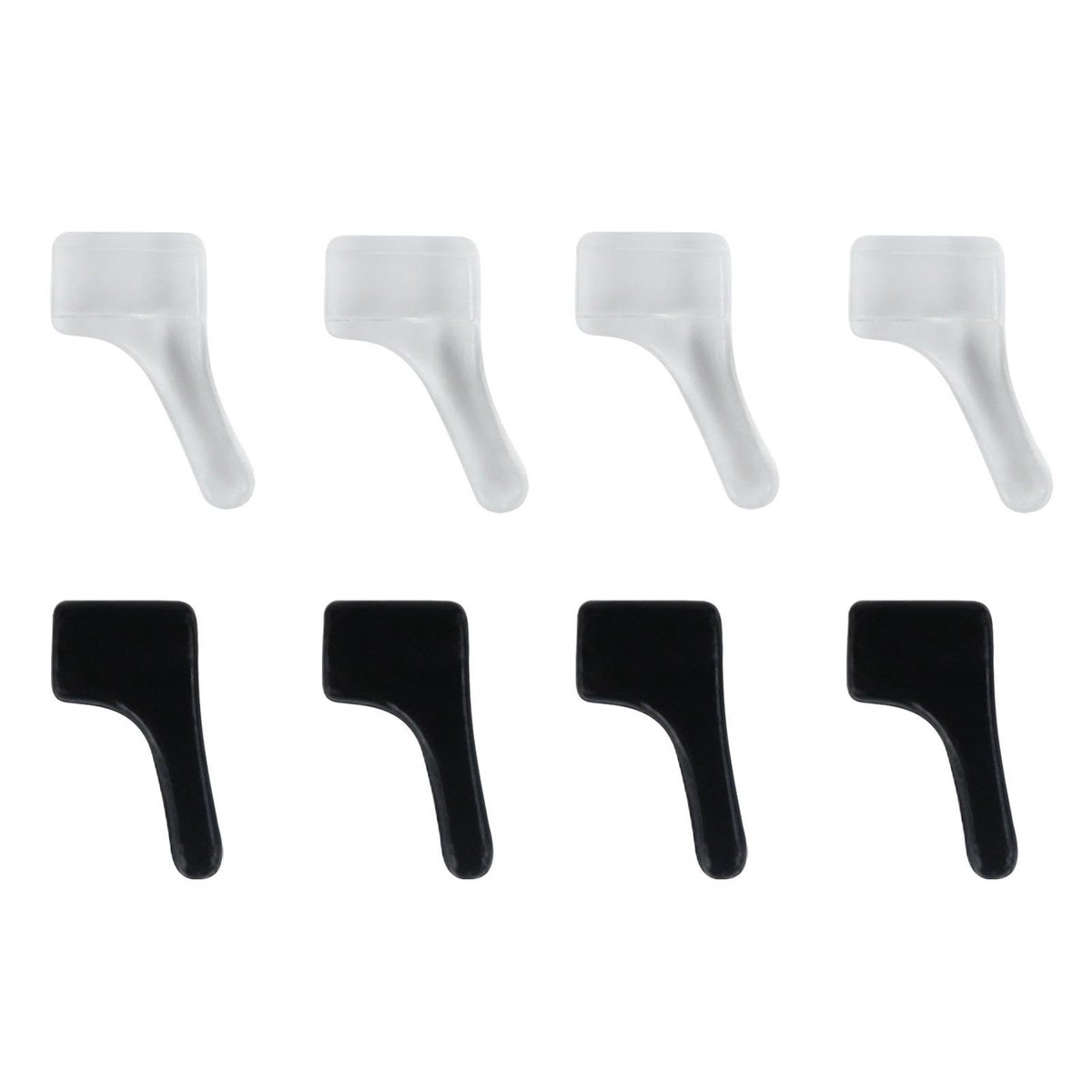 Dailygoods- Brillenhouder Antislip - Brillen-oorgrepen - Oorclips - Siliconen - 4 Paar - Comfortabele Brilstabilisatorhaken