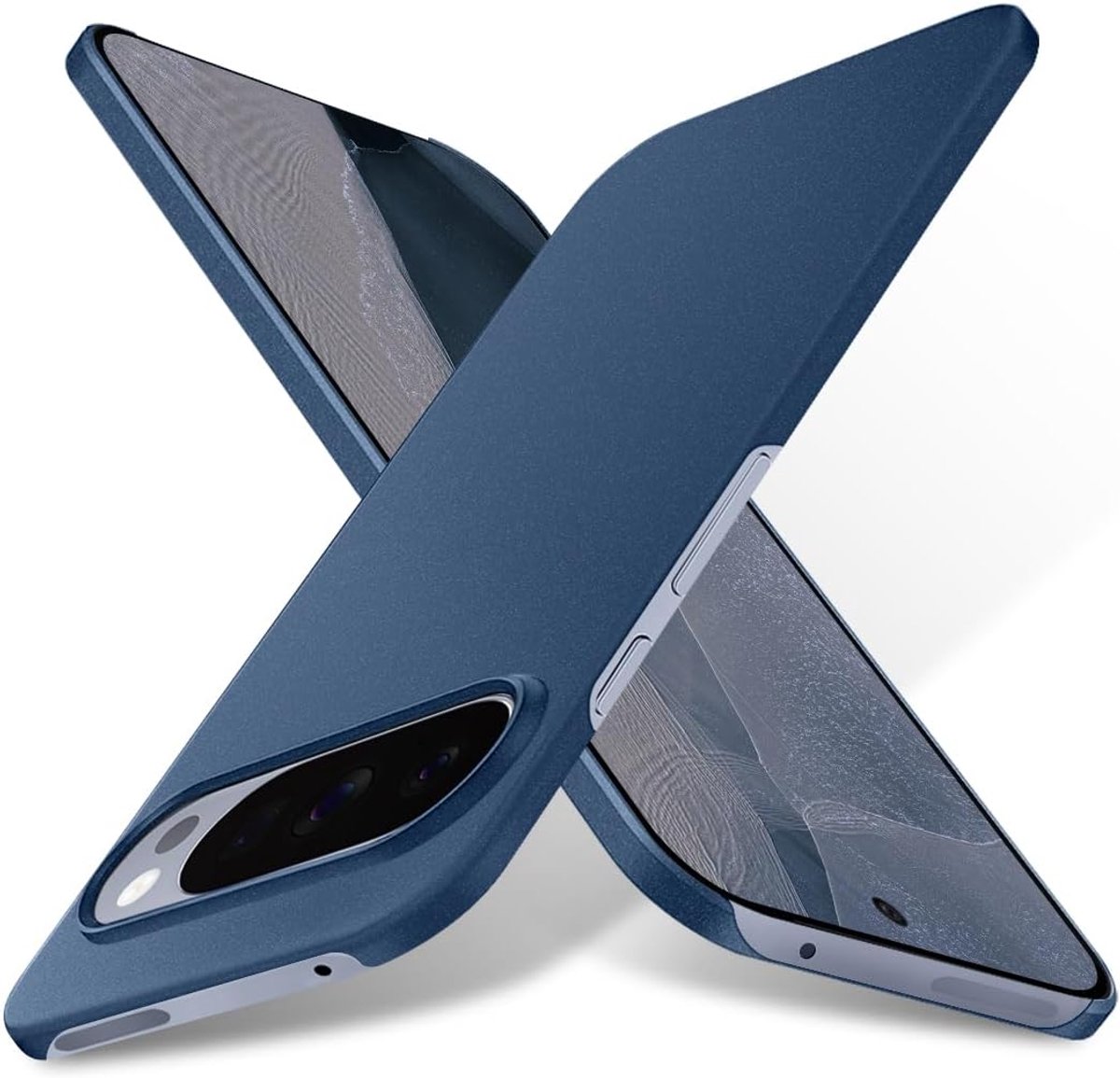 Zandarix Hoesje Geschikt voor Google Pixel 11 Pro XL - Ultralicht - Ultradun - Camerabescherming - Matte textuur - Back Cover Hoesje - Back Cover Hoesje - Blauw