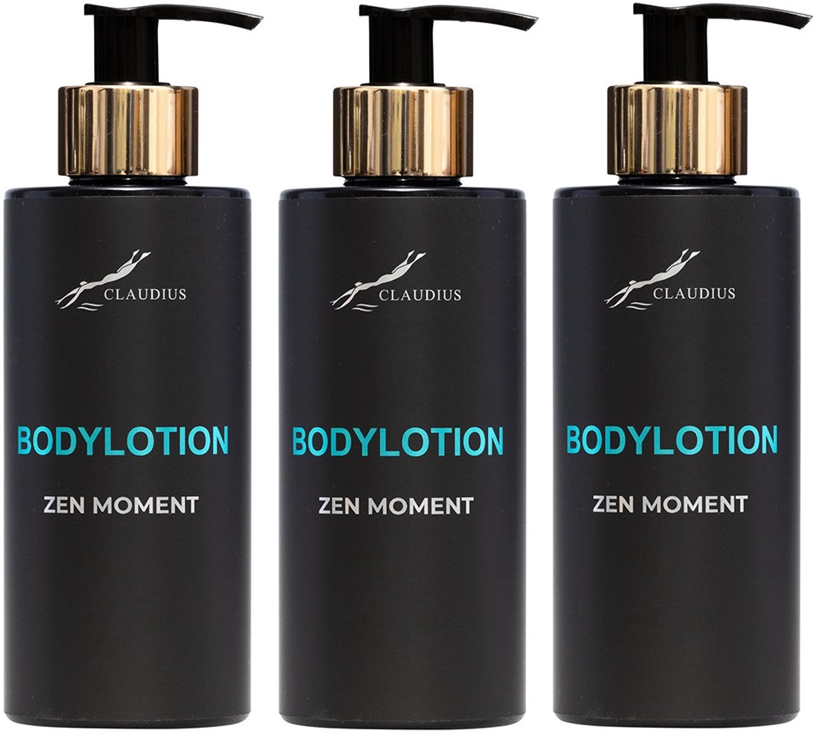 Showergel Zen Moment 300 ml - gouden pomp - 3 stuks