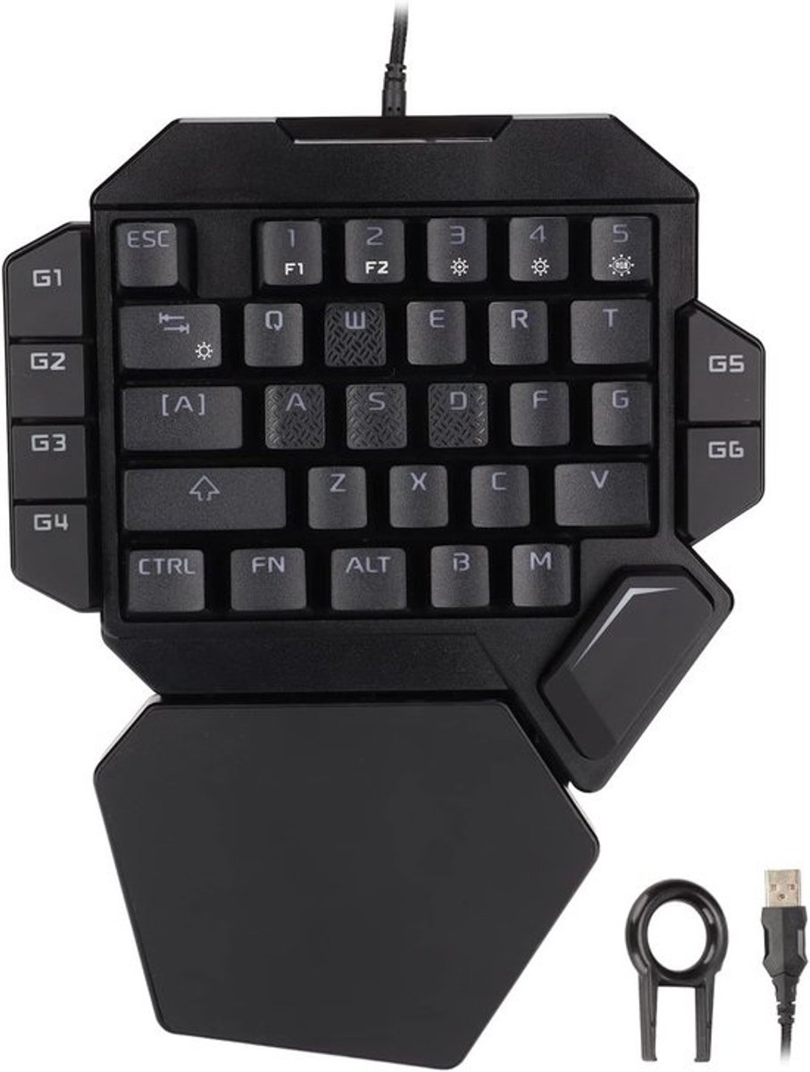 Half mechanisch gaming toetsenbord met RGB verlichting en programmeerbare toetsen