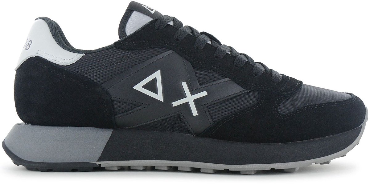 SUN68 Jaki 2.0 Solid - Heren Sneakers Schoenen Zwart Z36115-11 , Maat: EU 43