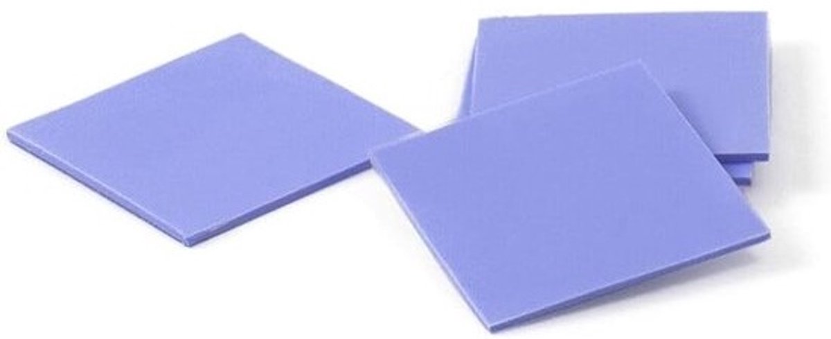 Thermische Warmteoverdrachtpads 30x30x1 mm - Set van 4 - CPU GPU Chipset Koeling - Hoog Warmtegeleidingsvermogen >3,17 W/mK - Temperatuurbestendig -30°C tot 240°C - voor Heatsink en Koellichamen