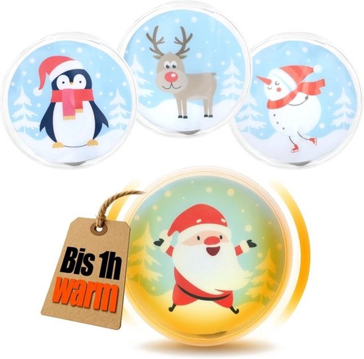 Herbruikbare Handwarmer met Stoffen Hoes en Diverse Motieven