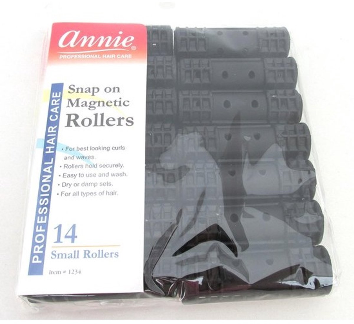 Haarrollen Set - Krulspelden - Haar Krullen - Magnetische Grip - 14 Stuks - Zwart