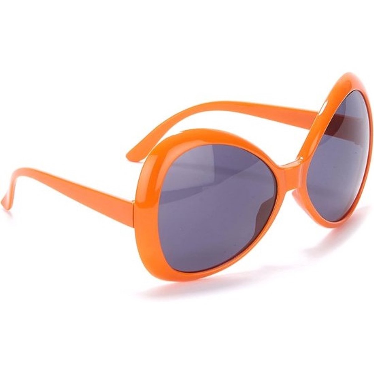 Oranje Discobril Feestbril - Unieke Glitter Zonnebril voor Feestjes en Koningsdag