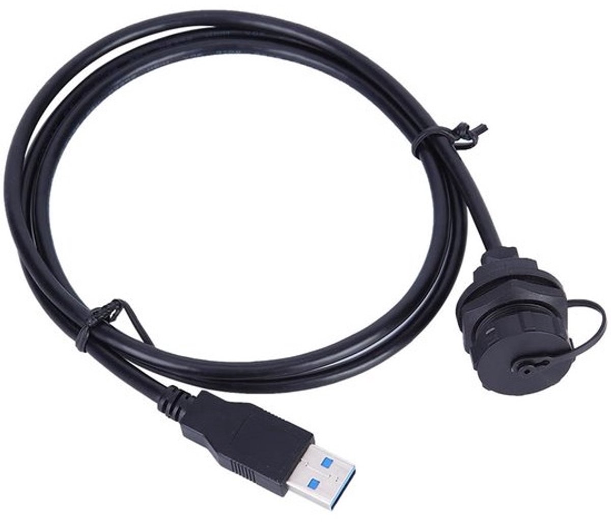 Waterdichte USB Connector Adapter voor Industriële Toepassingen - Male Meter