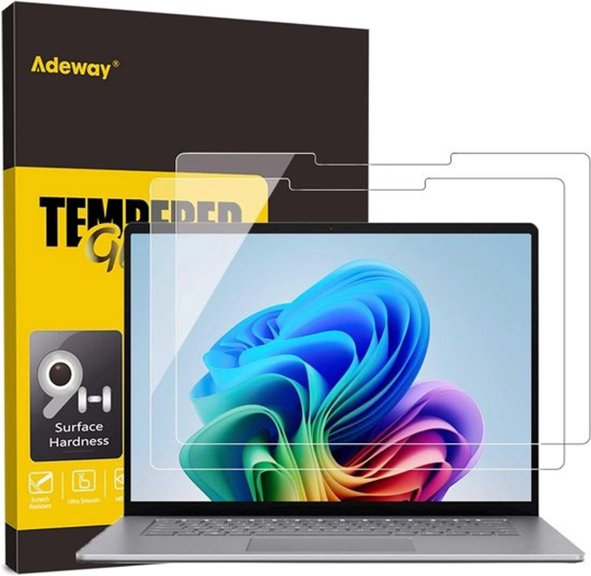 Screenprotector Gehard Glas - Schermbeschermer Laptop - Bescherming Laptop - 9H Krasbestendig - 13 Inch - HD Helder