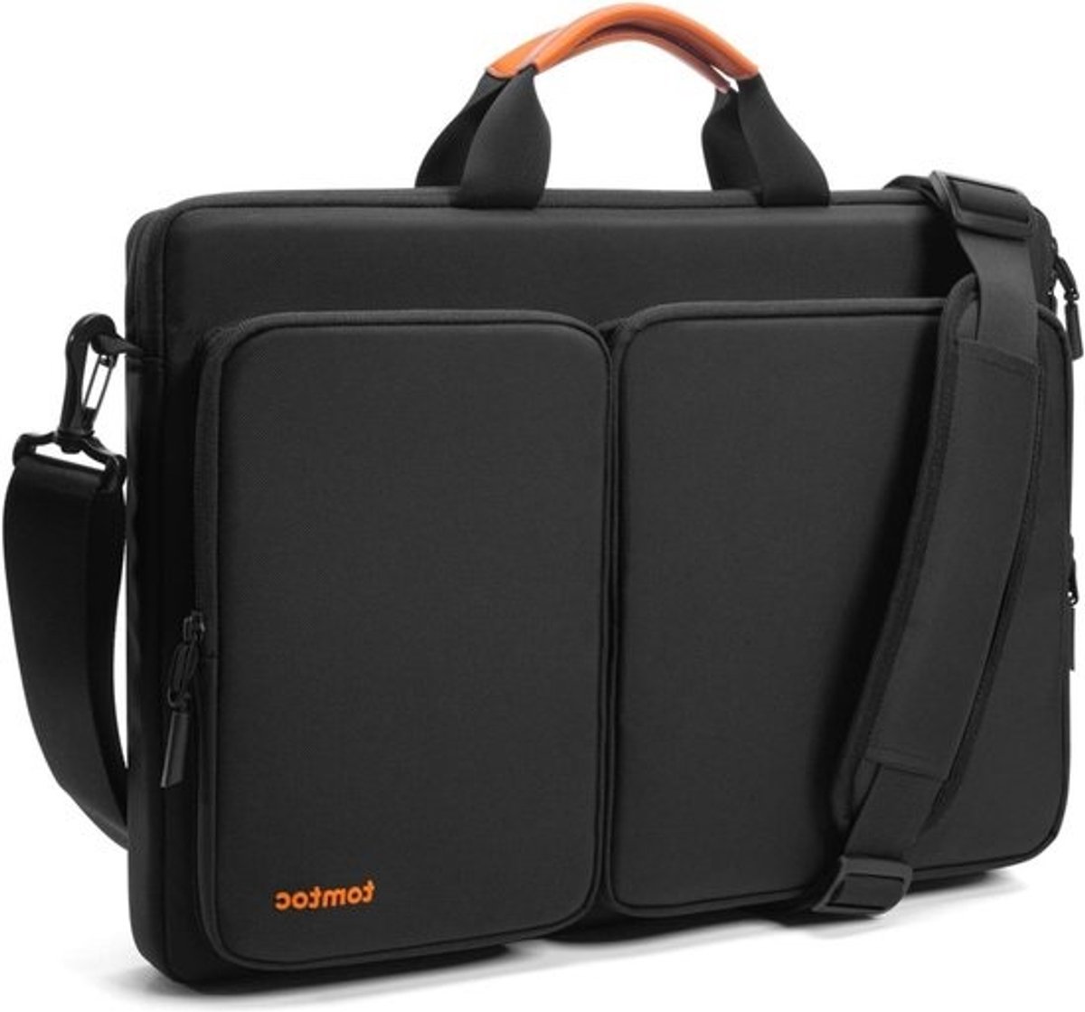 Laptop Schoudertas - Laptoptas Unisex - Veilig Vervoer - 360 Graden Bescherming - 349 cm - Zwart