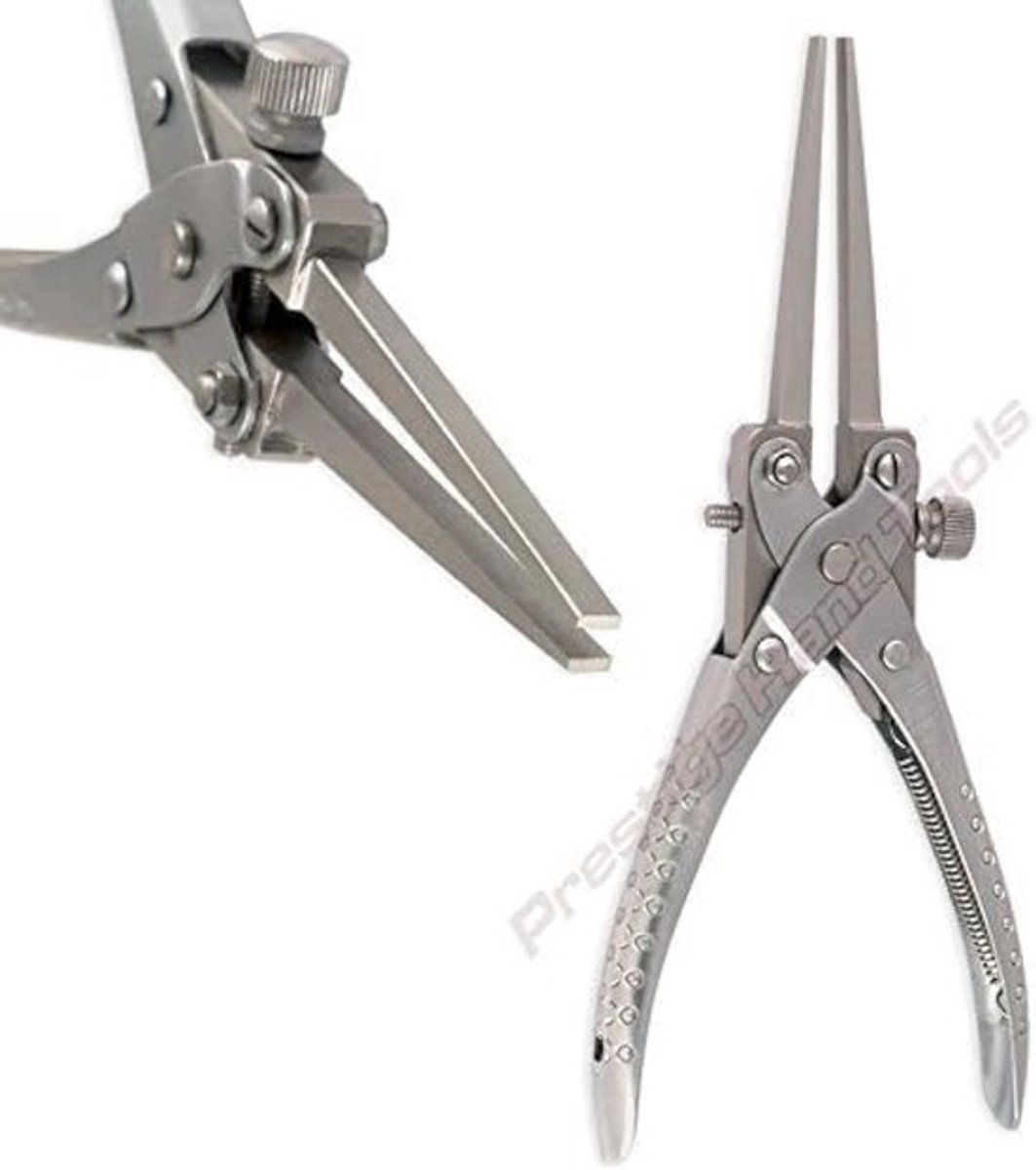 Lange Platte Neustang voor Sieraden Maken en Reparatie - Parallelle Werking
