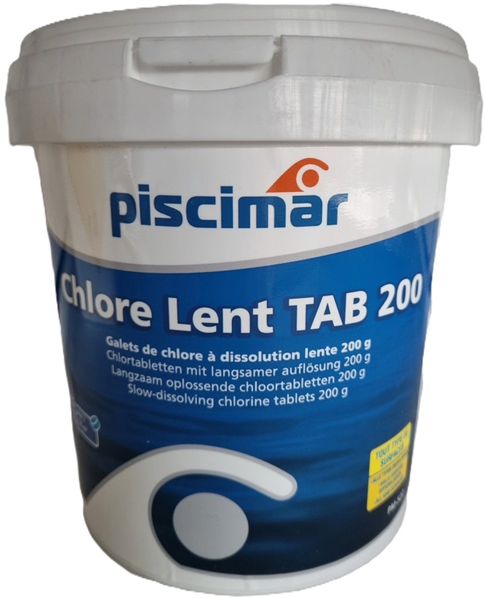 Piscimar-chloortabletten 200gram -2kg