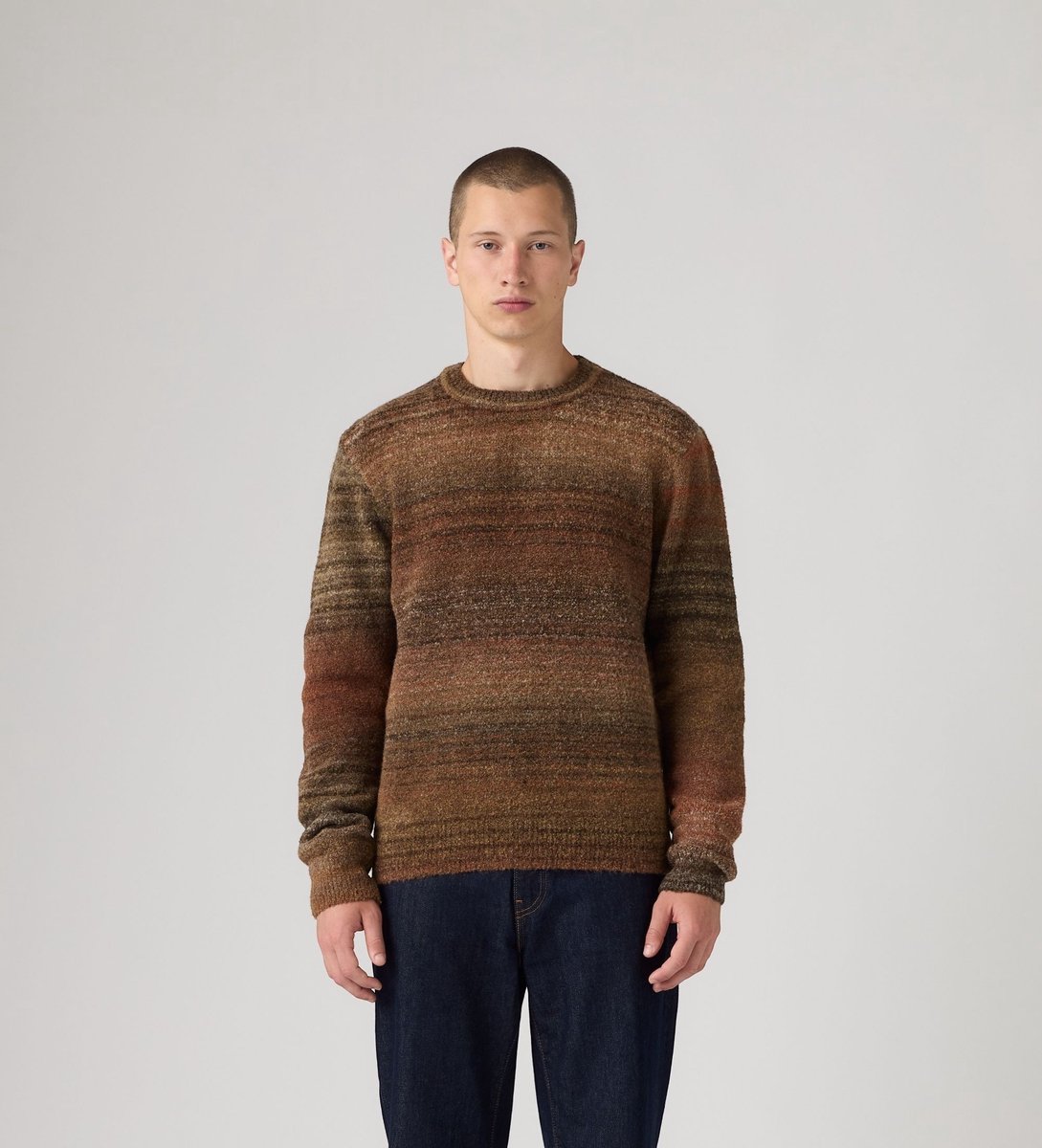 Levi's Bruine Presidio Bouclé trui
