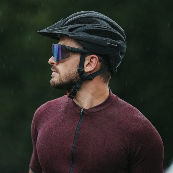 Travelhawk Fietshelm - Volwassenen - Mountainbike Helm - Dames en Heren - Elektrische Fiets Helm - Afneembaar Vizier - 58- 61cm - M/L — afbeelding 3
