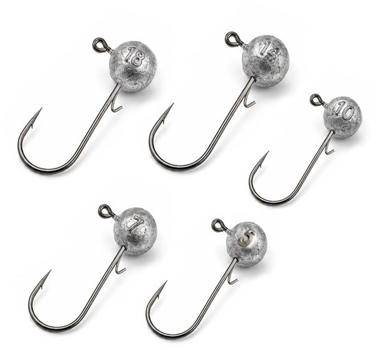 Fish-Xpro Jighead Assortiment - 50 Stuks - 5 tot 18 g - Haakmaat 4/0 — afbeelding 3
