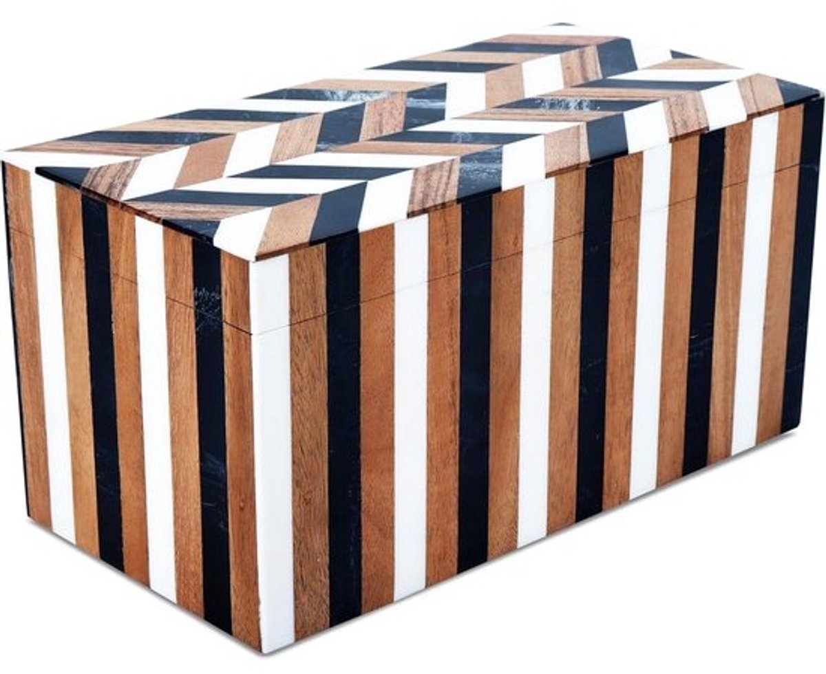 Handgemaakte decoratieve opbergdoos met deksel voor sieraden en aandenkens